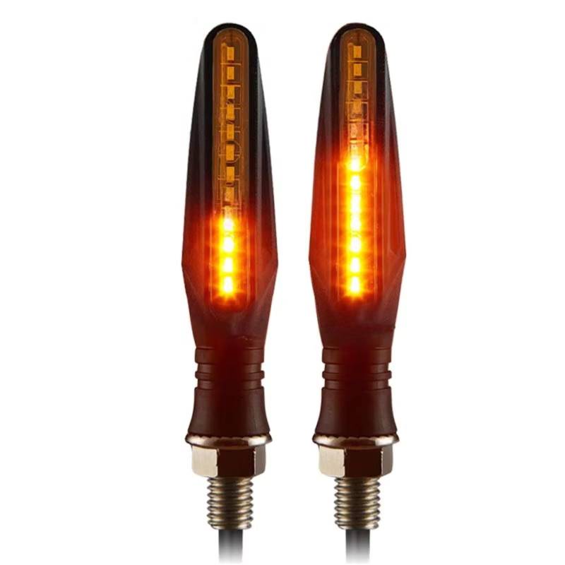 PVCUHWF Motorrad Blinker Licht Universal Blinker Anzeige Motorrad Blinker Eingebautes Relais Pfeil Motorrad Blinker Licht Motorrad Blinker Zubehör(Size2) von PVCUHWF