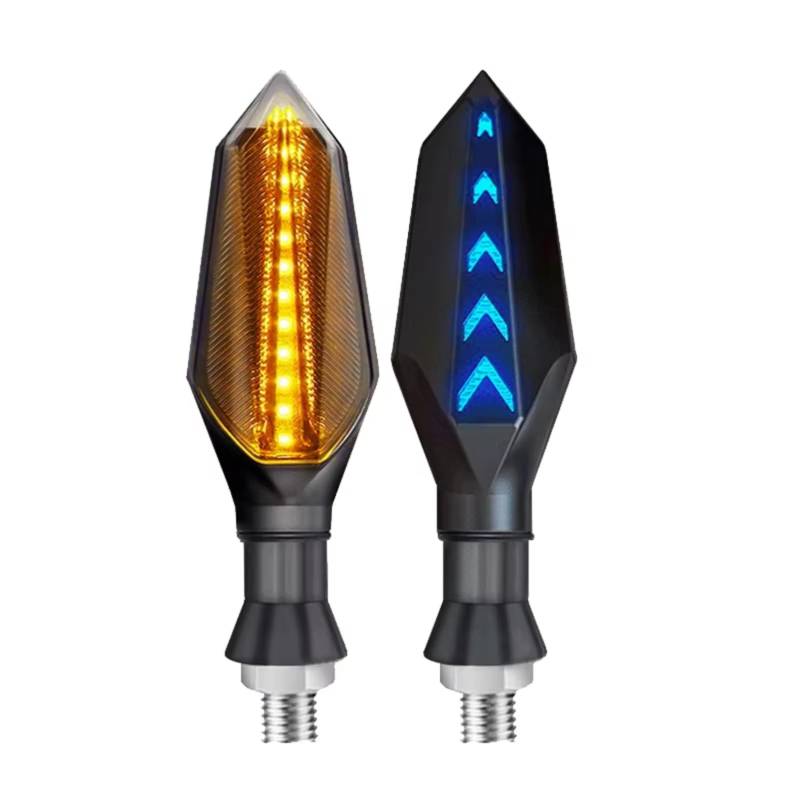 PVCUHWF Motorrad Blinker Licht Universal Blinker Anzeige Motorrad Blinker Eingebautes Relais Pfeil Motorrad Blinker Licht Motorrad Blinker Zubehör(Size3) von PVCUHWF