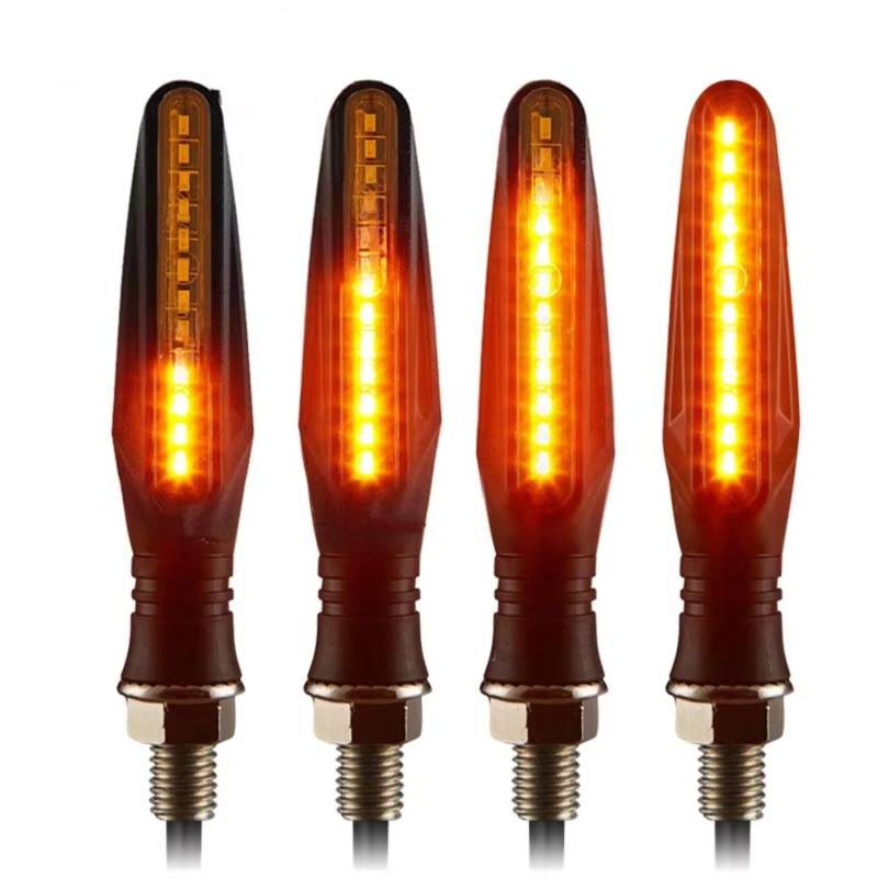 PVCUHWF Motorrad Blinker Licht Universal Blinker Anzeige Motorrad Blinker Eingebautes Relais Pfeil Motorrad Blinker Licht Motorrad Blinker Zubehör(Size6) von PVCUHWF