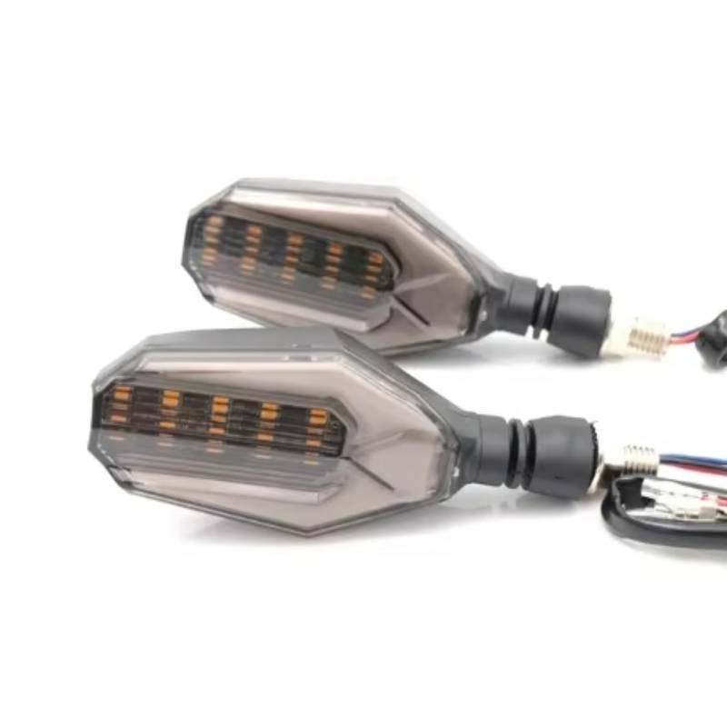 PVCUHWF Motorrad Blinker Licht Universal Motorrad 12v Blinker Zweifarbige Blitzlampe Bremslicht Motorradzubehör Signallampe Indikatoren Blinker Licht von PVCUHWF