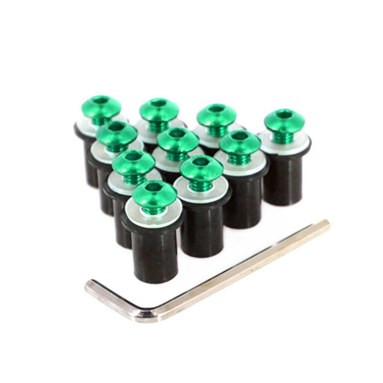 PVCUHWF Motorrad Schrauben Set Kompatibel Mit F800GS Für Adventure Für G310GS Motorrad Schraubenkombination Motorradschraubenkombination Schraubverbindungsbolzen Dekoration(Green) von PVCUHWF