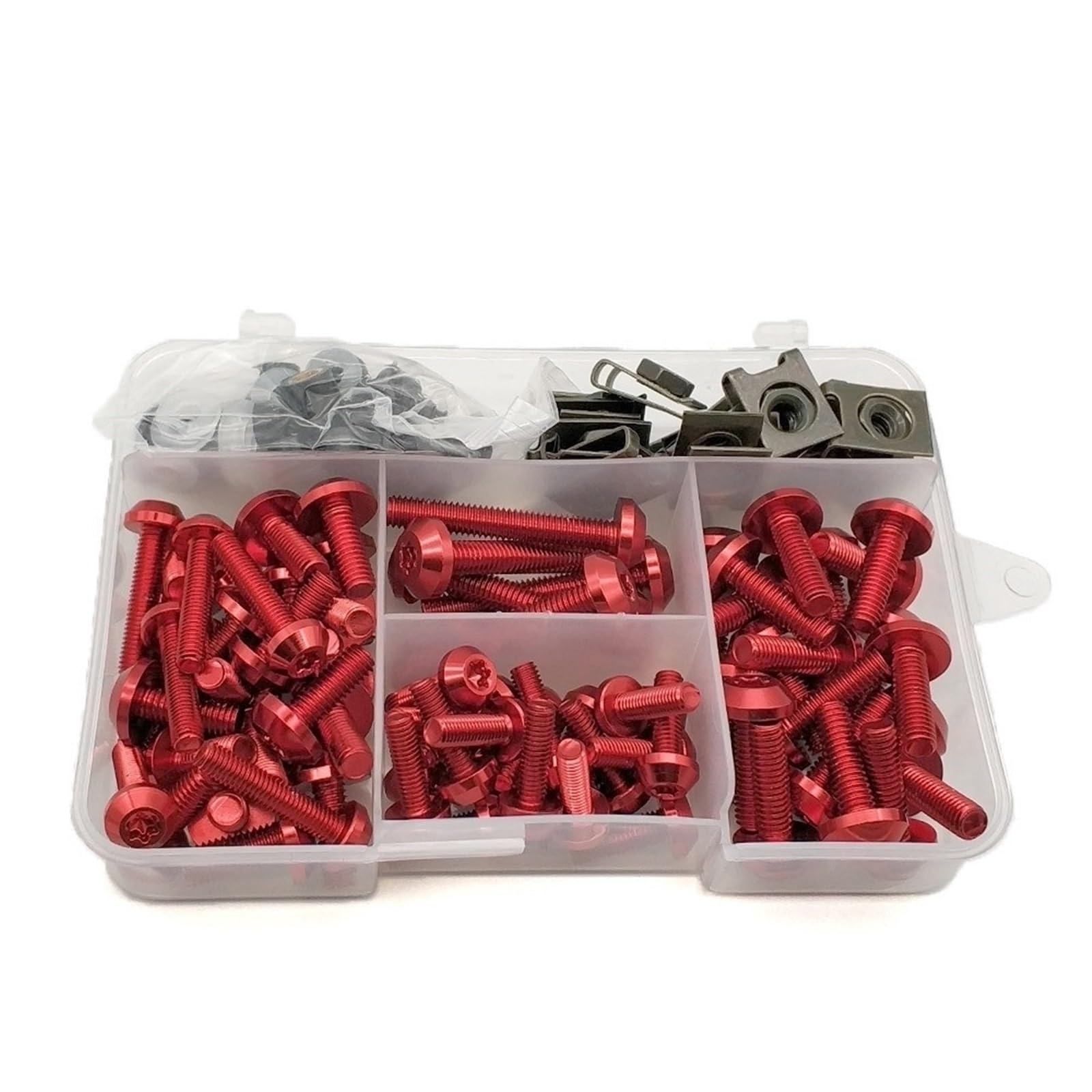 PVCUHWF Motorrad Schrauben Set Kompatibel Mit Yamaha Für YZFR1 Für YZFR6 Für FZ1 Motorradverkleidungsschraubenmutternsatz Karosseriebefestigungsschrauben Schraubverbindungsschrauben Dekoration(Red) PVCUHWF Motorrad Schrauben Set Kompatibel Mit Yamaha Für YZFR1 Für YZFR6 Für FZ1 Motorradverkleidungsschraubenmutternsatz Karosseriebefestigungsschrauben Schraubverbindungsschrauben Dekoration(Red) von PVCUHWF