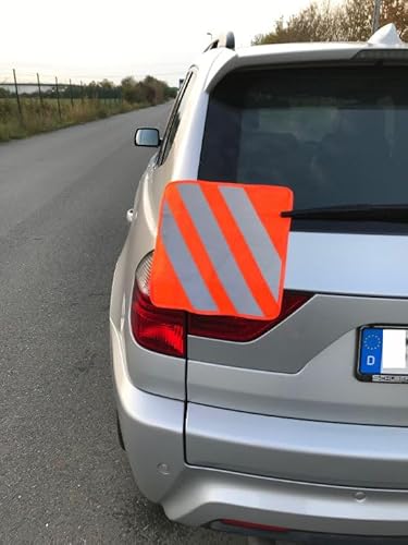 PVG Warntafel magnetisch reflektierend flexibel aus textilem Material, faltbar, leicht verstaubar von PGONA