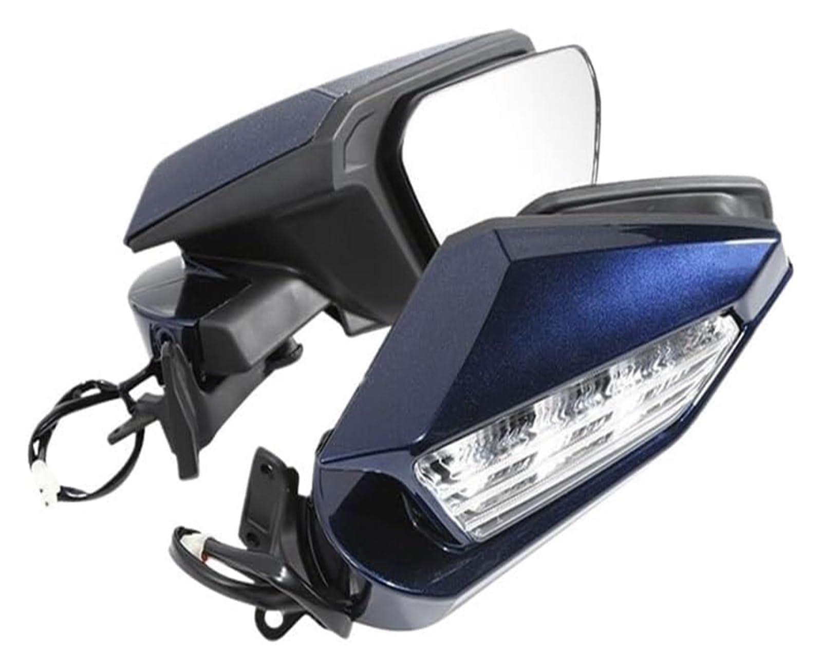 Motorrad Rückspiegel Für G Wing GL1800 2018-2022 Motorradzubehör Motorrad-Rückspiegel Motorradspiegel(Blau) von PVPTNTUVLD