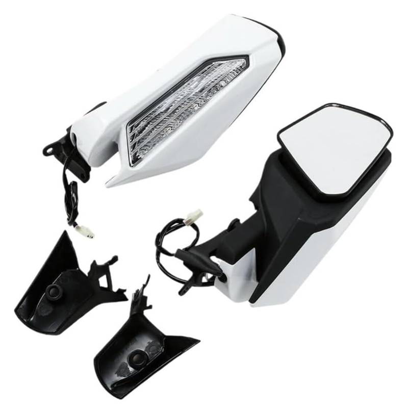 Motorrad Rückspiegel Für G Wing GL1800 2018-2022 Motorradzubehör Motorrad-Rückspiegel Motorradspiegel(Pearl White) von PVPTNTUVLD