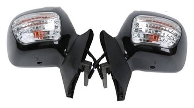 Motorrad Rückspiegel Für Goldwing GL1800 2001-2011 Schwarz Motorrad Spiegel Rückspiegel Blinker Rückspiegel Motorradspiegel von PVPTNTUVLD
