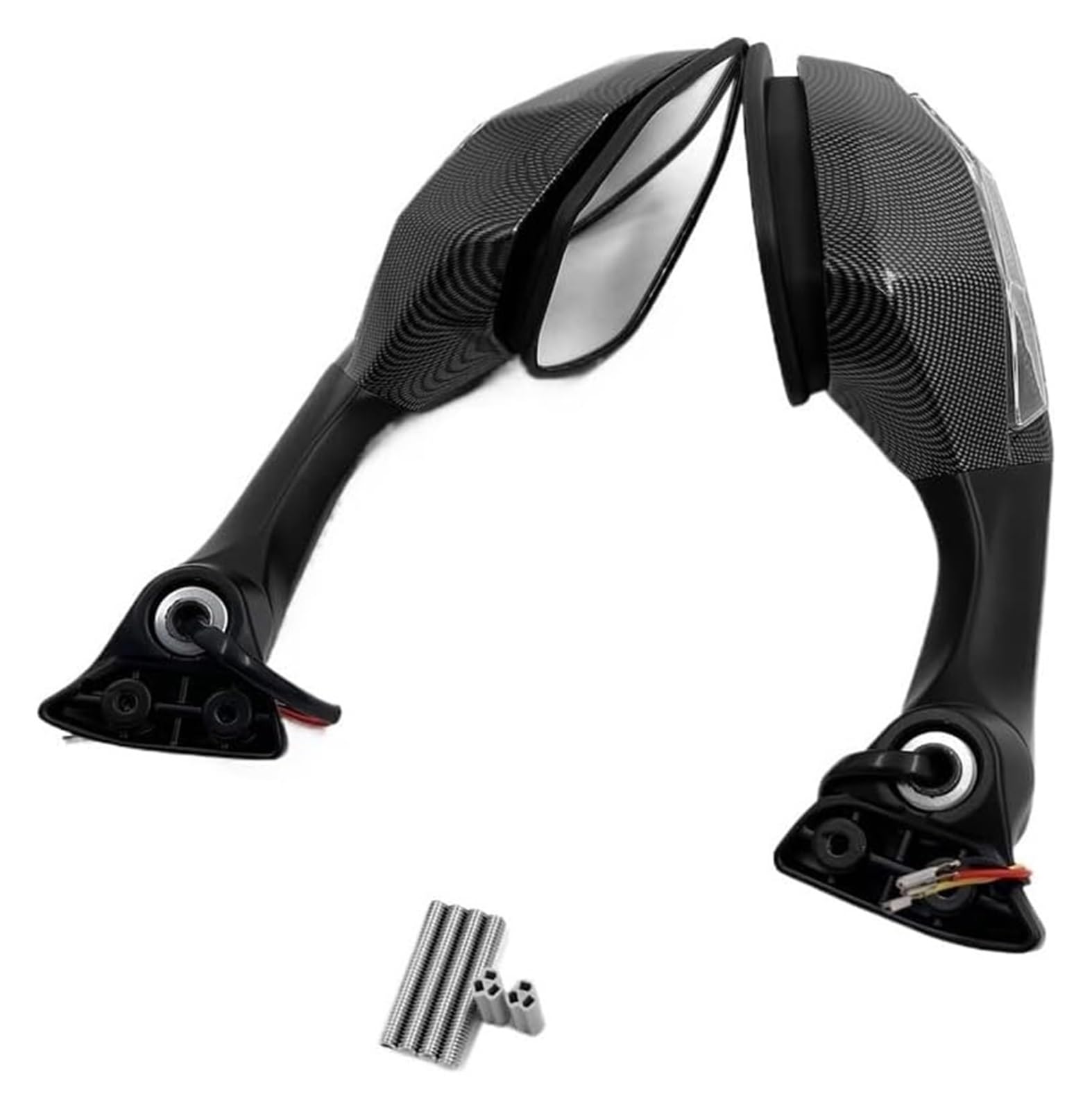 Motorrad Rückspiegel Für Yam&aha YZF R6 2017-2020 YZF R1 2015-2019 Motorradspiegel Motorradzubehör Motorrad-Rückspiegel Motorradspiegel(2) von PVPTNTUVLD