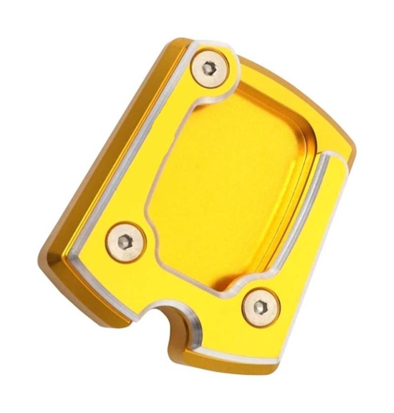Verlängerungspolster Für CB400 CB 400 VTEC 2002-2020 NM-4 2014-2015 Zubehör Kickstand Fuß Seitenständer Verlängerungspolster Unterstützung Vergrößern Platte Seitenständer(Gold) von PVPTNTUVLD