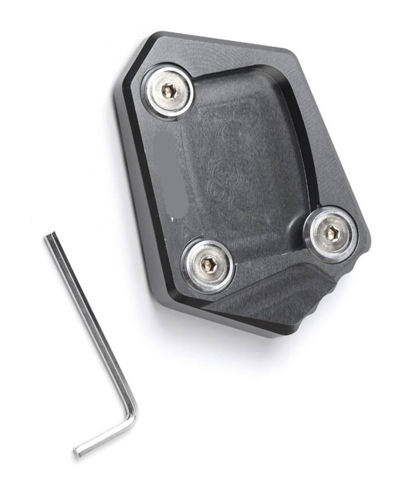 Verlängerungspolster Für CBR250F CBR250R CBR300R CBR500R CBR600F CBR650F CBR600RR CB400 CB500 F/X CNC-Zubehör Motorrad Ständer Seitenständer Pad Verlängerungspad Seitenständer(Titanium) von PVPTNTUVLD