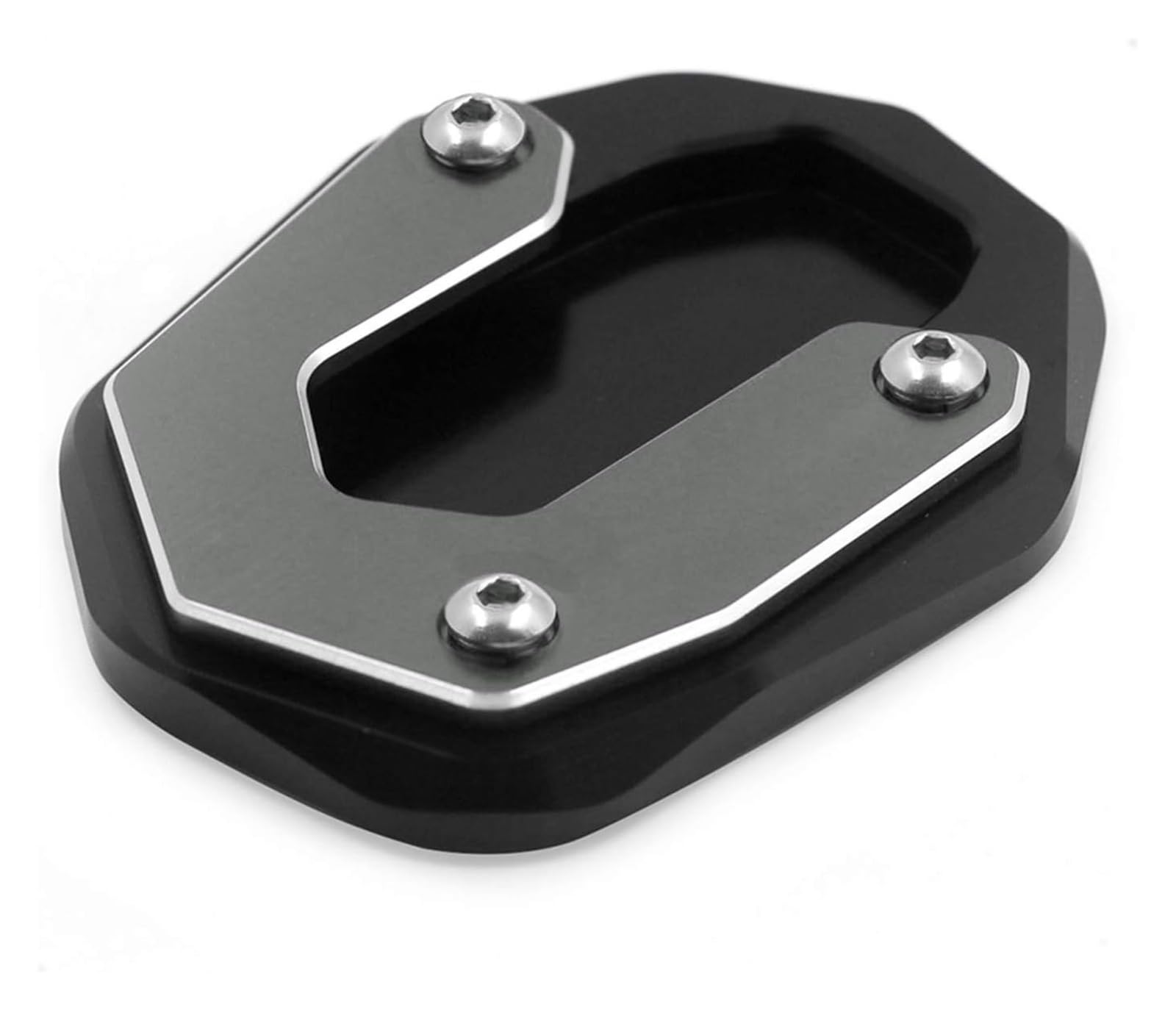 Verlängerungspolster Für D&ucati Für Scrambler 800 2015-2018 Motorrad CNC Kickstand Fuß Seitenständer Verlängerungspolster Stützplatte Vergrößern Rahmenstativ Seitenständer(Grey) von PVPTNTUVLD