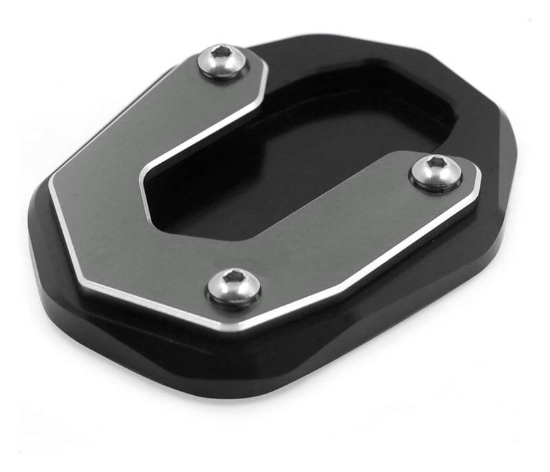 Verlängerungspolster Für D&ucati Für Scrambler 800 2015-2018 Motorrad CNC Kickstand Fuß Seitenständer Verlängerungspolster Stützplatte Vergrößern Rahmenstativ Seitenständer(Grey) von PVPTNTUVLD