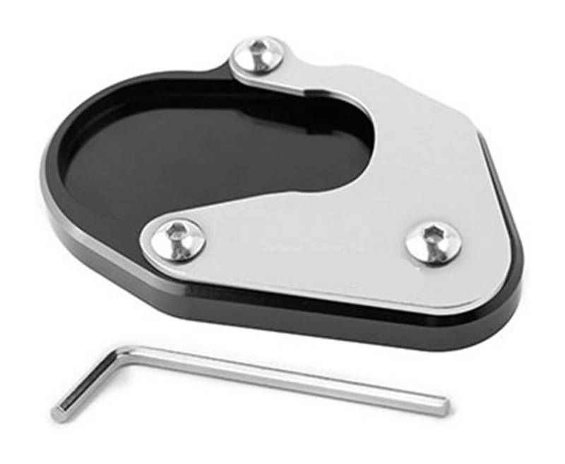 Verlängerungspolster Für F 750GS F750 GS 2018 2019 CNC-Aluminium-Seitenständer-Pad-Vergrößerungsplatte Kickstand-Verlängerungszubehör Seitenständer von PVPTNTUVLD