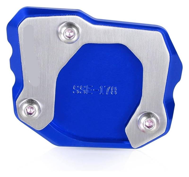 Verlängerungspolster Für F700GS F 700GS F 700 GS 2012-2021 Teile Zubehör Motorrad Fuß Seitenständer Vergrößerungsplatte Kickstand Vergrößern Verlängerung Seitenständer(Blue a) von PVPTNTUVLD