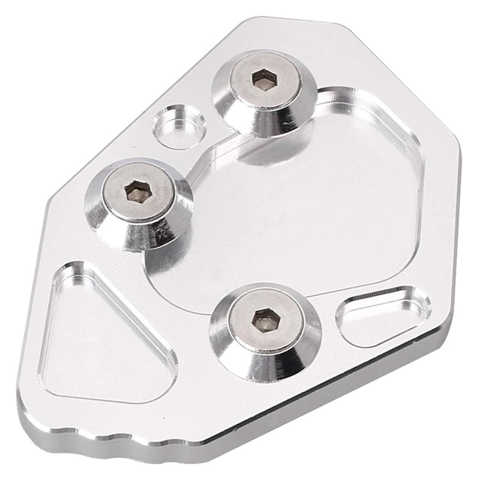 Verlängerungspolster Für K1200S K1200R 2005-2008 K1300S K1300R 2009-2014 Motorradständer Seitenständerplatte Seitenständervergrößerer Seitenständer(Silber) von PVPTNTUVLD