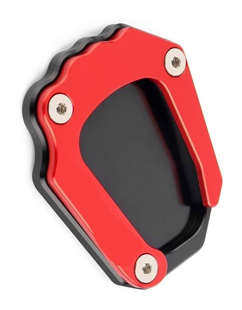 Verlängerungspolster Für K1600B K1600 B 2017-2020 Zubehör CNC Kickstand Fuß Seitenständer Verlängerungspolster Motorradzubehör Seitenständer(rot) von PVPTNTUVLD