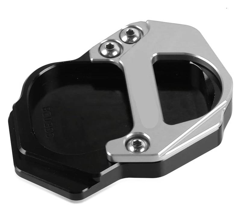 Verlängerungspolster Für R NineT 5 Für Pure Für Racer Für Scrambler Für Urban G/S Motorrad CNC Ständer Fuß Seitenständer Verlängerungspolster Stützplatte Vergrößern Seitenständer(Silber) von PVPTNTUVLD