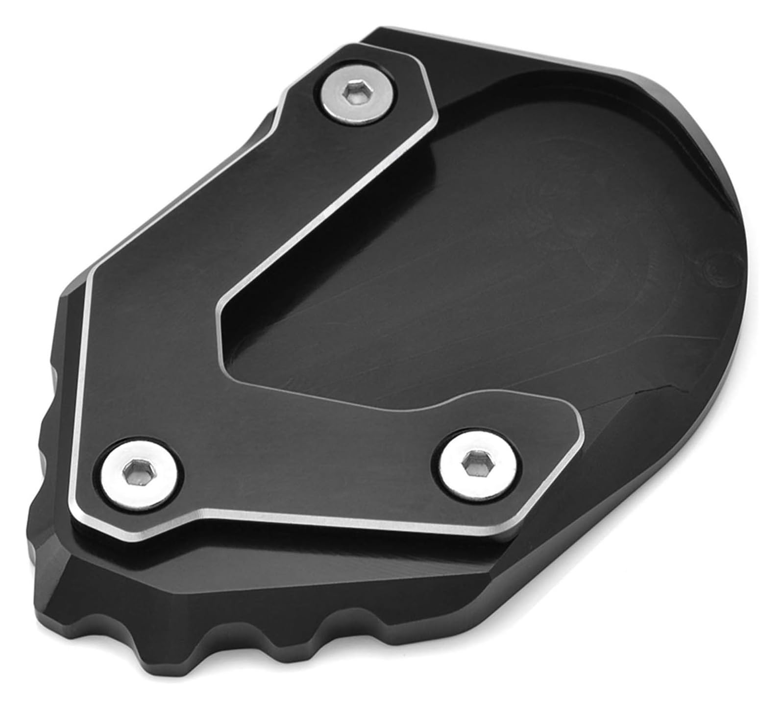 Verlängerungspolster Für R1200 1250 GS LC ADV Für Adventure Motorrad Fuß Seitenständer Pad Kick Stand Vergrößerer Unterstützung Verlängerungsplatte Seitenständer(Schwarz) von PVPTNTUVLD