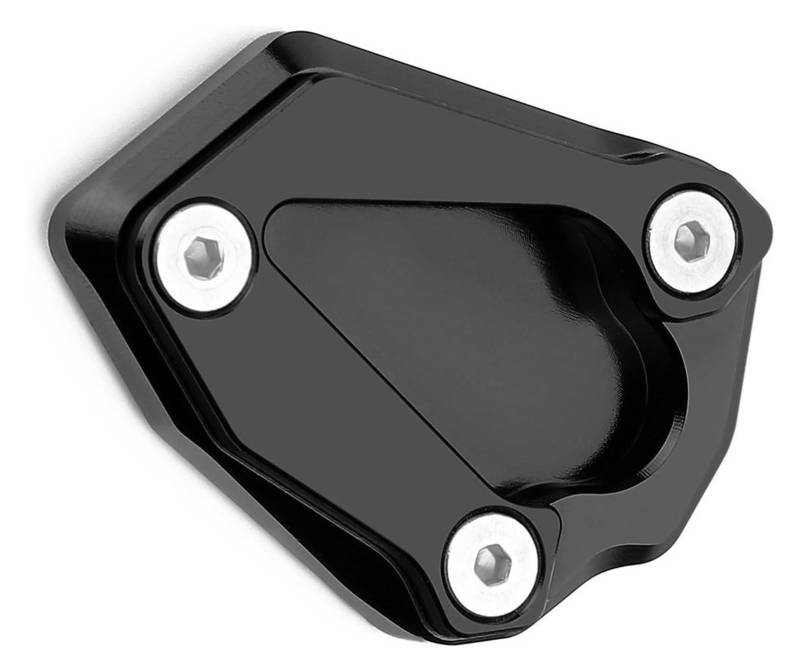 Verlängerungspolster Für S1000RR S1000 RR S 1000 RR 2019-2021 Motorrad CNC Kickstand Fuß Seitenständer Verlängerungspolster Stützplatte Vergrößern Seitenständer(Schwarz) von PVPTNTUVLD