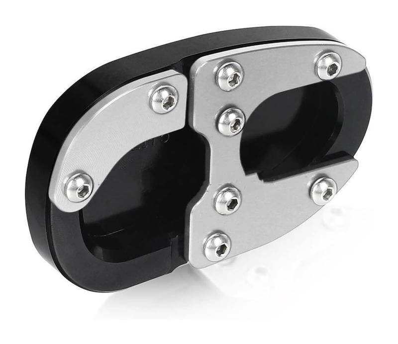 Verlängerungspolster Für Y&amaha MT-09 FZ-09 FJ-09 MT 09 MT09 Für Tracer 900 GT Motorrad Kickstand Fuß Seitenständer Verlängerungspolster Stützplatte Vergrößern Seitenständer(Silver d) von PVPTNTUVLD