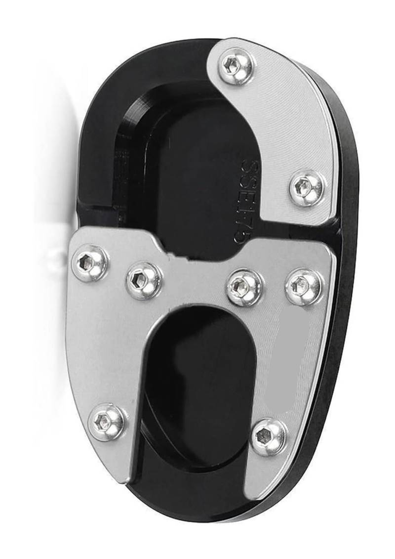 Verlängerungspolster Für Y&amaha MT-09 FZ-09 FJ-09 MT 09 MT09 Für Tracer 900 GT Motorrad Kickstand Fuß Seitenständer Verlängerungspolster Stützplatte Vergrößern Seitenständer(Silver f) von PVPTNTUVLD