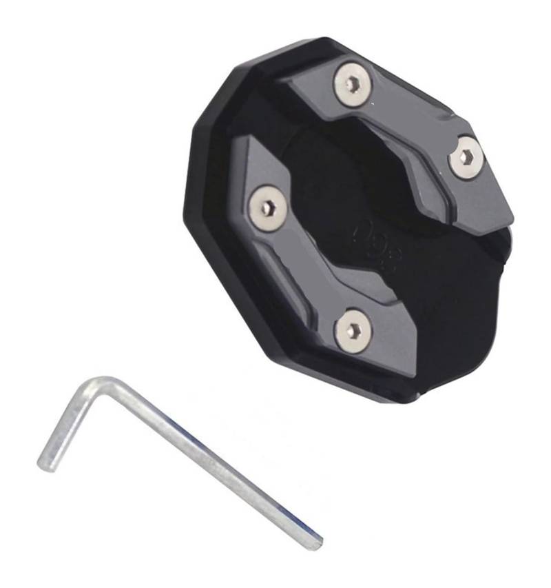 Verlängerungspolster Für Y&amaha NMAX 155 125 NMAX125 NMAX155 2020 2021+ Zubehör CNC-Motorrad-Seitenständer-Vergrößerungspolster & Stützständersäulen-Hilfs Seitenständer(Gray a) von PVPTNTUVLD