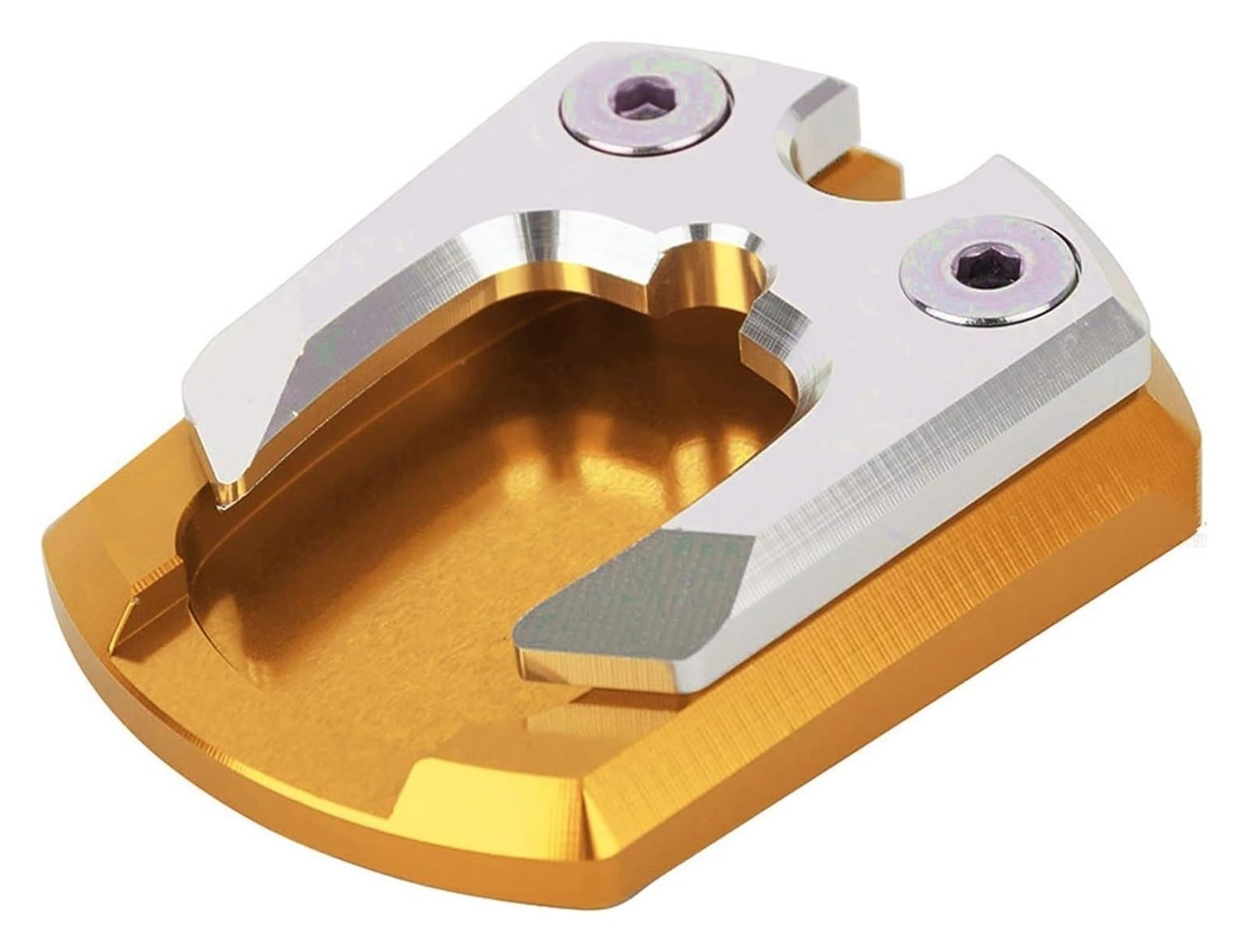 Verlängerungspolster Für Y&amaha X&MAX 125 250 300 Alle Jahre Motorrad Seitenständerplatte Kickstand Vergrößerer Unterstützung Erweiterung Seitenständer(Gold) von PVPTNTUVLD