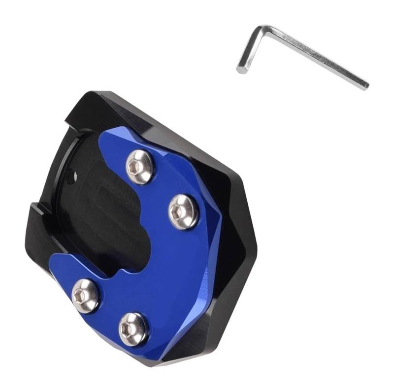 Verlängerungspolster Für Y&amaha Xmax X-MAX 125 250 300 400 XMAX250 Motorradzubehör Kickstand Seitenständer Verlängerungsvergrößerungspolster Seitenhalterung Seitenständer(Blue c) von PVPTNTUVLD