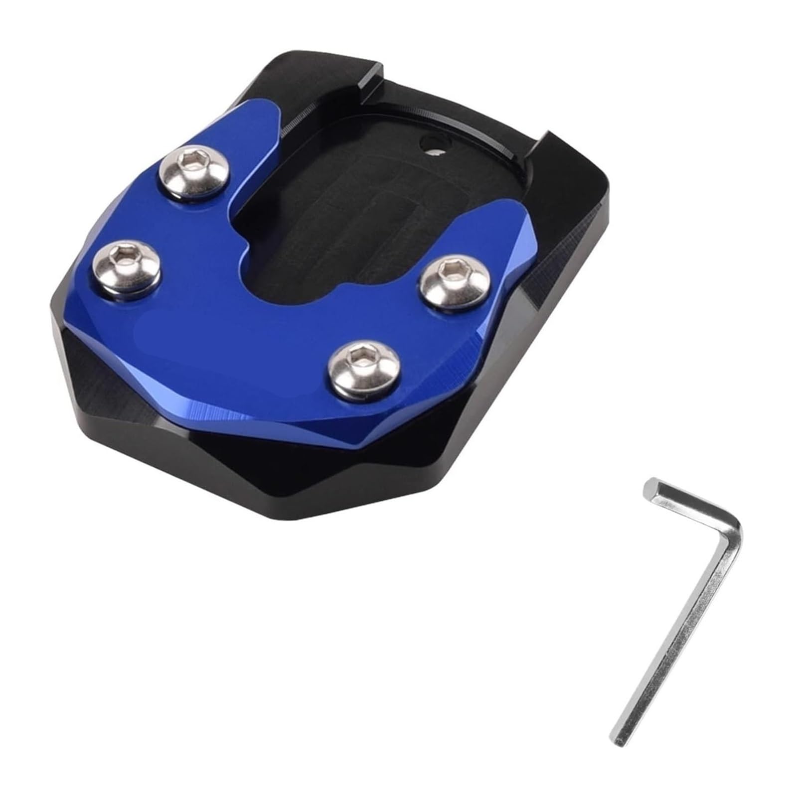 Verlängerungspolster Für Y&amaha Xmax X-MAX 125 250 300 400 XMAX250 Motorradzubehör Kickstand Seitenständer Verlängerungsvergrößerungspolster Seitenhalterung Seitenständer(Blue c) von PVPTNTUVLD