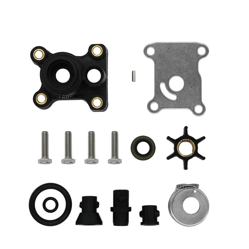 394711 Reparatursatz for Wasserpumpenlaufräder for Johnson Evinrude 8-15 PS Außenbordmotor mit Gehäuse 1974-UP 18-3327 0394711 von PVXMQFFA