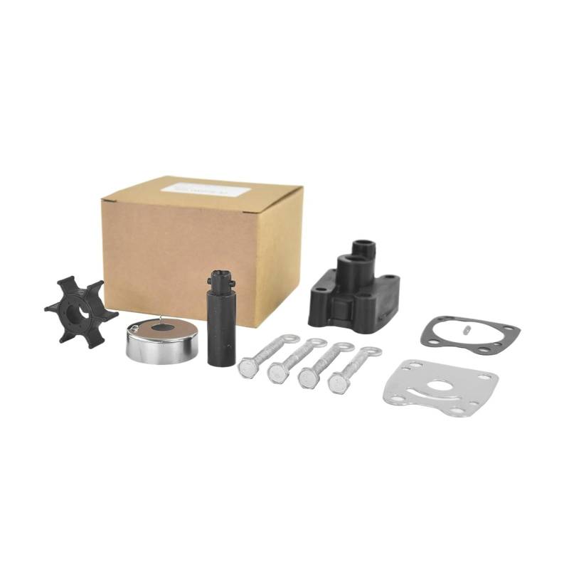 Reparatursatz for Wasserpumpenlaufrad for Außenbordmotoren 4 PS 5 PS Schiff 6E0-W0078-A2 Marinebootmotorteil mit Gehäuse 6E0-44352-00 von PVXMQFFA