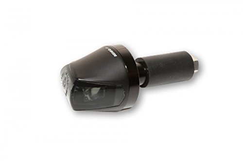 KOSO LED Lenkerendenblinker KNIGHT, schwarzes Metallgehäuse, getöntes Glas, E-geprüft, Stück. von PW
