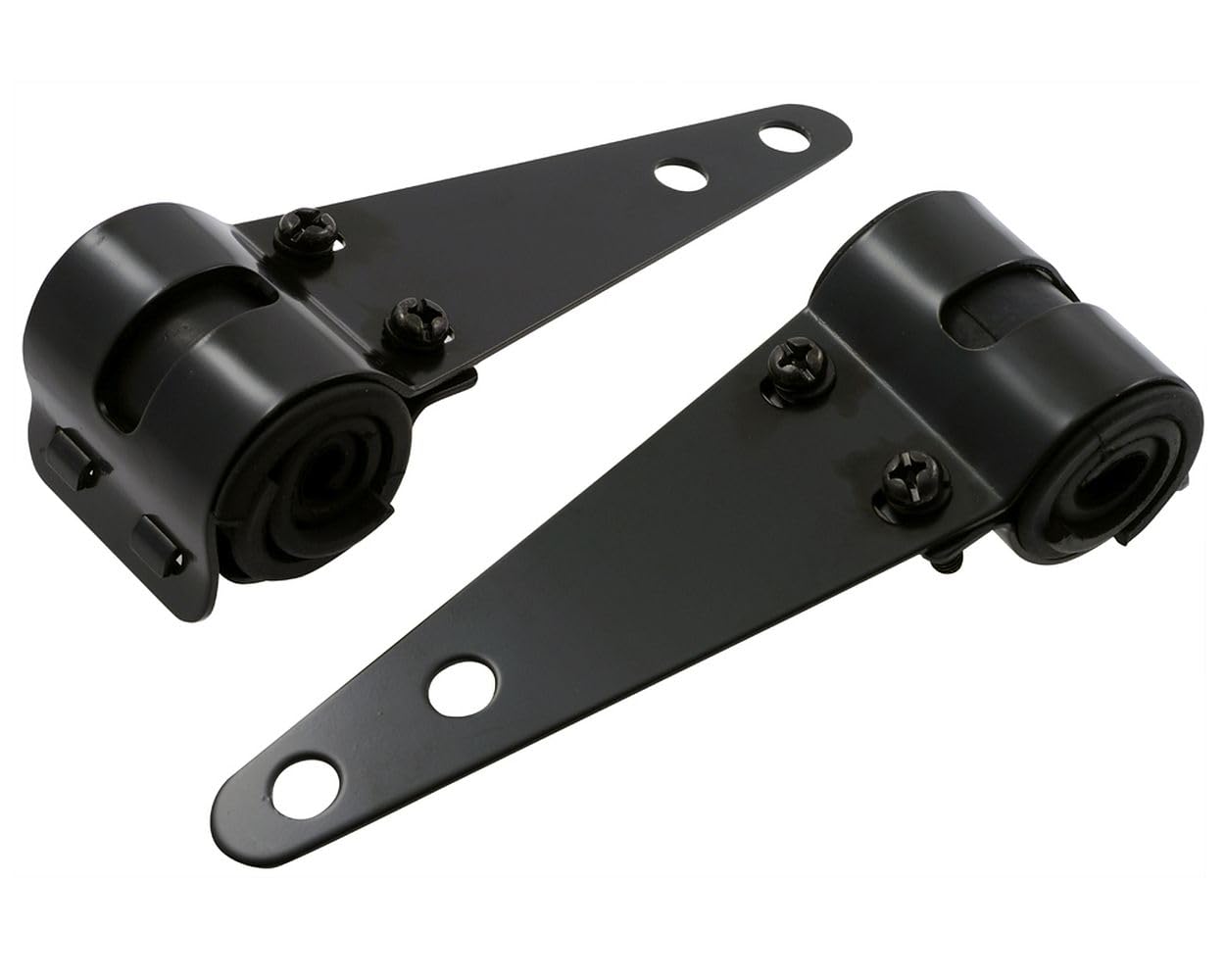PW 30-38 mm Gabel Lampenhalter, schwarz, Paar, kompatibel für Motorrad, universal von PW