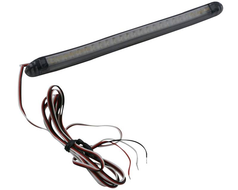 Rücklicht LED Motorrad Highsider STRING, getöntes Glas, 126 x 9,0 x 10,5 mm von Homry
