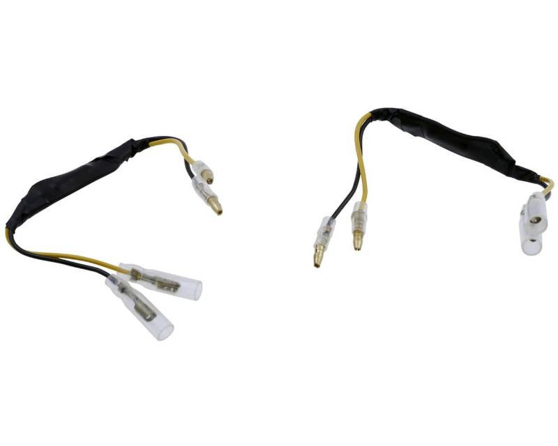 Widerstand mit Adapterkabel für LED Blinker (27 Ohm), Paar, Motorrad, Roller usw von ZOUXO