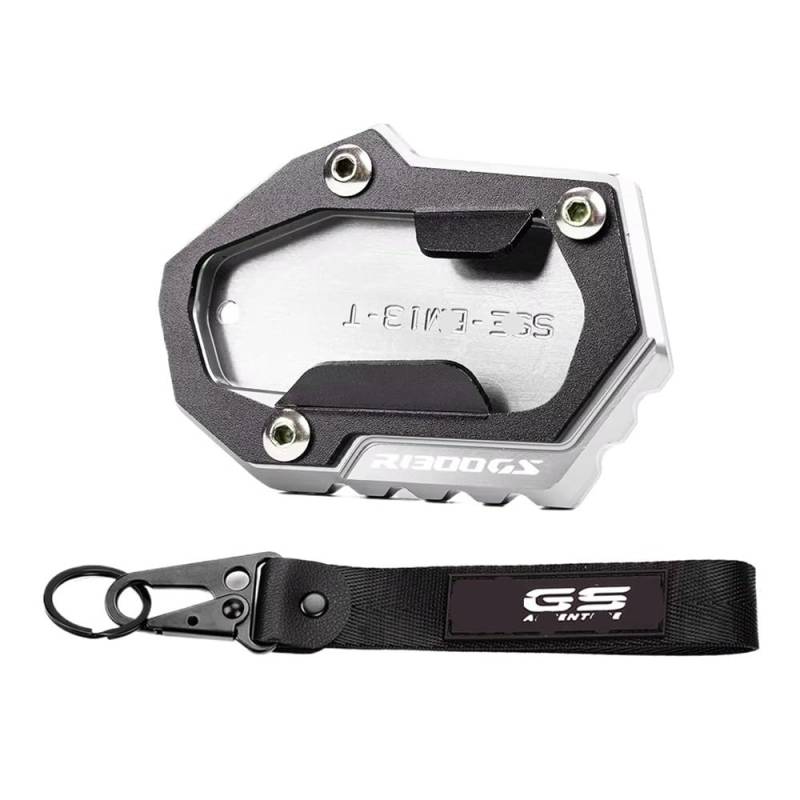Motorrad Stützpolster Für B&M&W R1300GS R 1300 GS R1300 GS1300 R ADV 2023-2024 Motorrad Schlüsselanhänger Ständer Fuß Seitenständer Verlängerungspad von PWBDGTRU