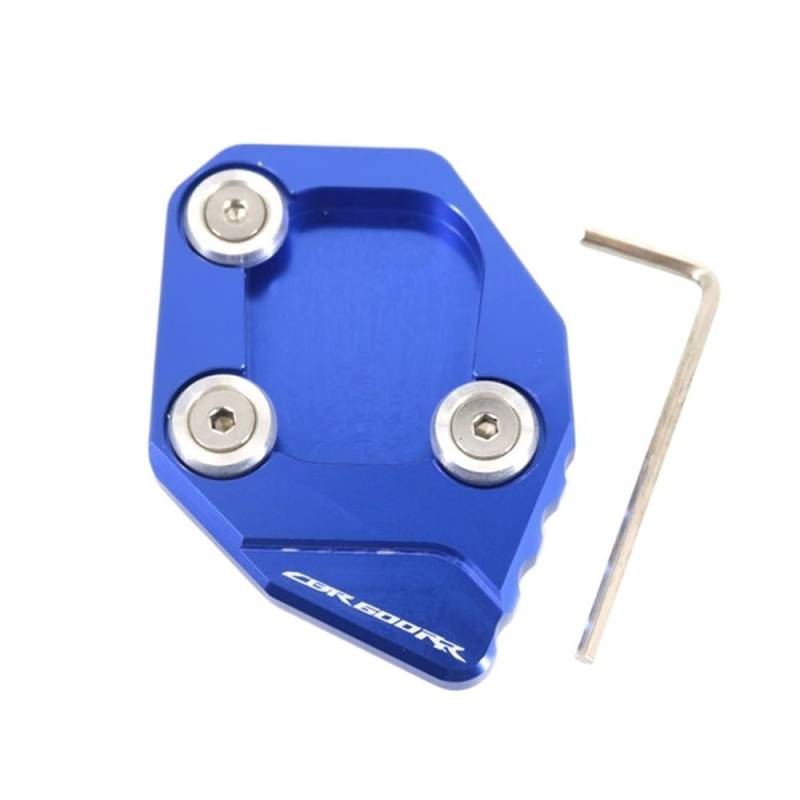 Motorrad Stützpolster Für Ho&nda CBR600RR CBR 600 RR CBR 600RR CBR600 RR 2013-2017 Motorrad Kickstand Fuß Seitenständer Verlängerung Pad Stützplatte von PWBDGTRU