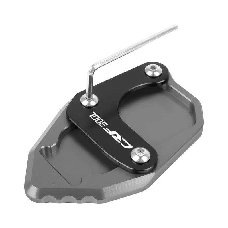 Motorrad Stützpolster Für Ho&nda CRF300L CRF 300 L CRF 300 Rally 2020 2021-2024 Kickstand Verlängerung Platte Fuß Seite Stehen Enlarger Pad Unterstützung Platte von PWBDGTRU