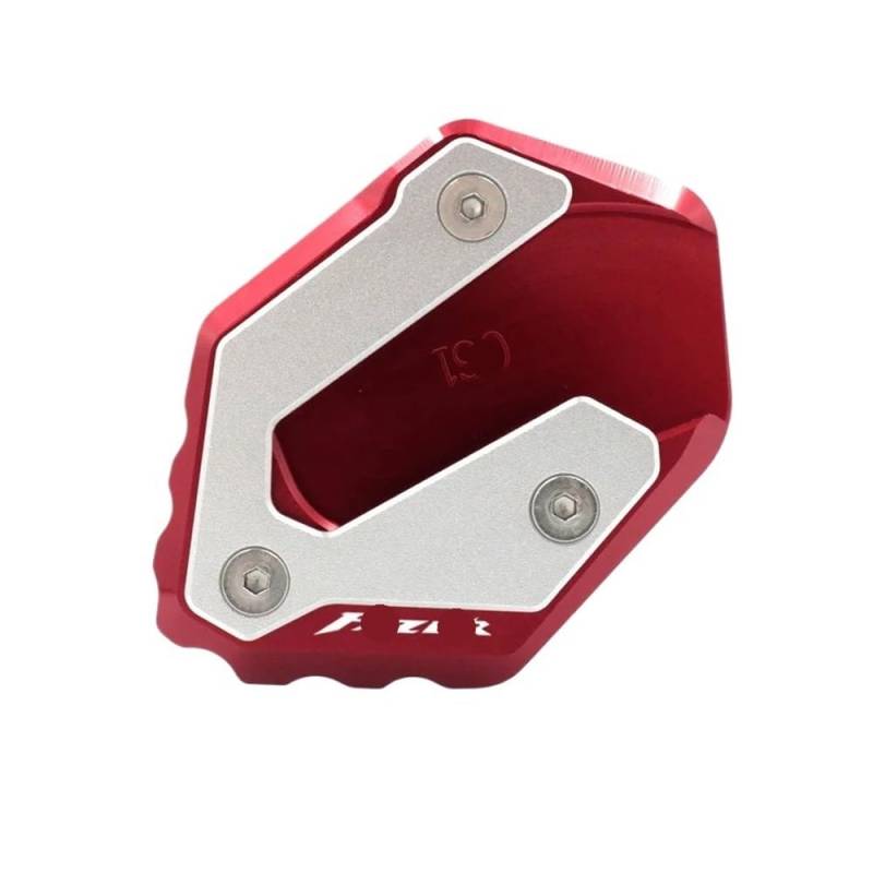 Motorrad Stützpolster Für Ya&maha FZ6 FZ6R FZ6-S2 2004-2009 2008 Motorrad Kickstand Fuß Seitenständer Verlängerung Pad Stützplatte Vergrößern Zubehör von PWBDGTRU