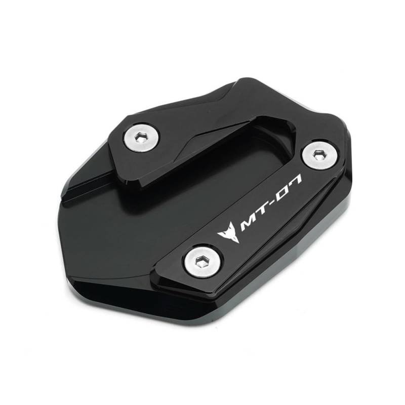 Motorrad Stützpolster Für Ya&maha Mt07 Mt 07 2014-2022 2021 Motorrad Ständer Enlarger Fuß Seite Stehen Extender Pad Vergrößern Unterstützung Zubehör von PWBDGTRU