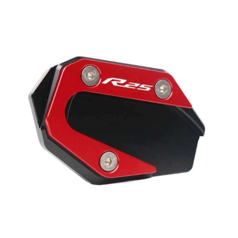 Motorrad Stützpolster Motorrad Kickstand Fuß Seitenständer Verlängerung Pad Stützplatte Vergrößern Für YZF-R3 YZF-R25 MT-03 MT-25 YZF MT R3 R25 von PWBDGTRU