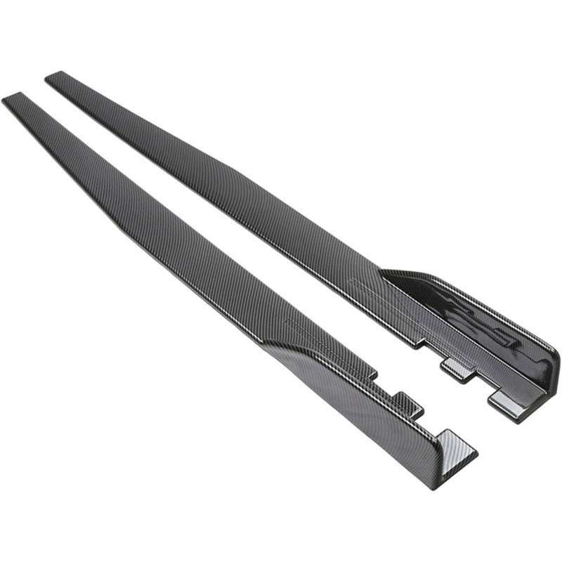 PWNCSHTY Auto Seitenschweller für Audi A3 Sportback 2013-2018 2019 2020 2021 2022 2023 2024, Seitenschweller Rocker Splitter, Bright Carbon Fiber von PWNCSHTY