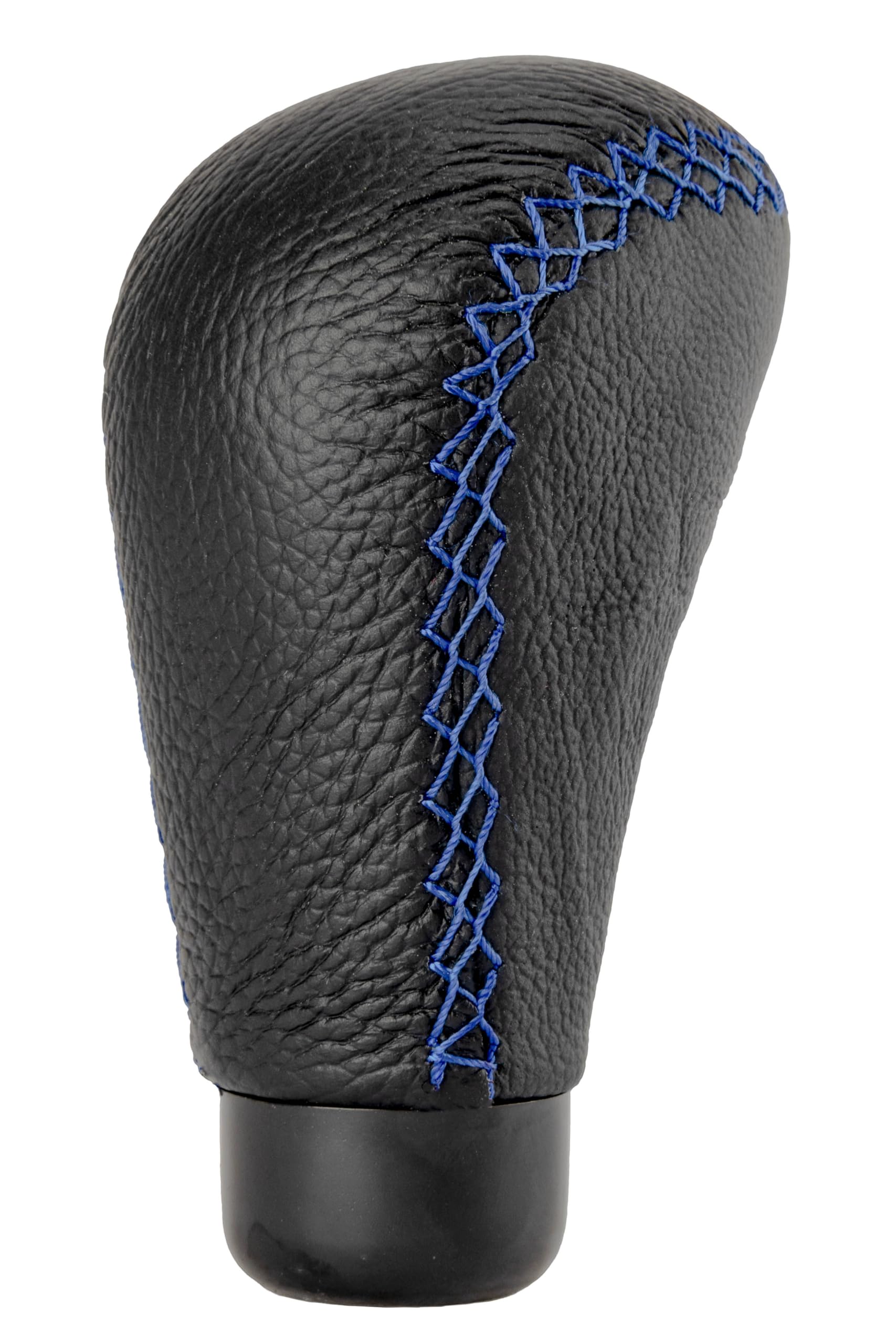 +PWR Car Parts Universeller Schaltknauf Modell Class Schwarzes Kunstleder mit blauer Naht. Ohne Auslöser. Elegantes und sportliches Design. +PWR Car Parts Universeller Schaltknauf Modell Class Schwarzes Kunstleder mit blauer Naht. Ohne Auslöser. Elegantes und sportliches Design. von +PWR Car Parts