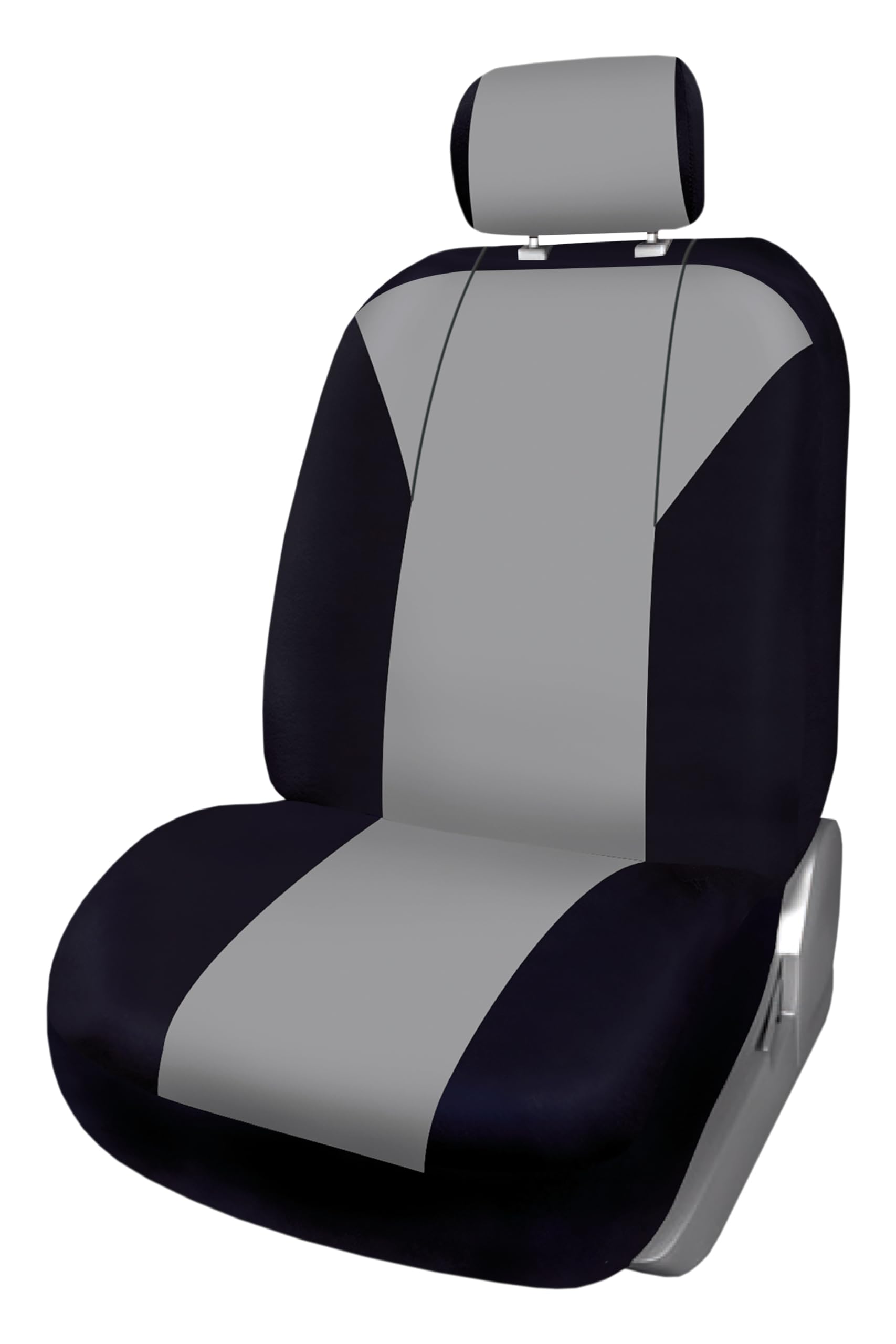 +PWR Car Parts Universal-Sitzbezug für den Vordersitz Torino Grau und Schwarz. Airbag-kompatibel. Komplett für 1 Sitz. Hergestellt aus hochwertigem Polyester. +PWR Car Parts Universal-Sitzbezug für den Vordersitz Torino Grau und Schwarz. Airbag-kompatibel. Komplett für 1 Sitz. Hergestellt aus hochwertigem Polyester. von +PWR Car Parts