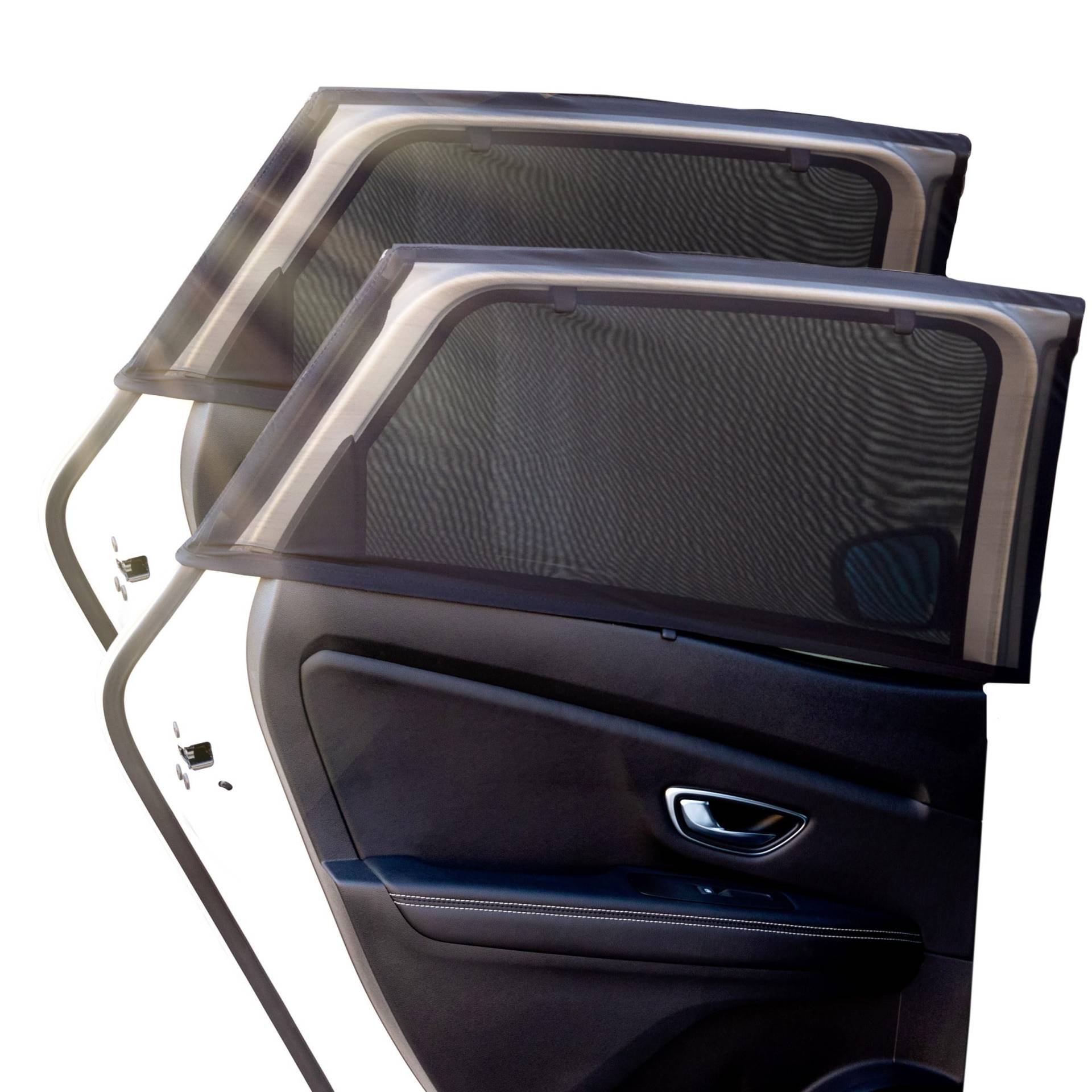 +PWR Car Parts 2 Autosonnenschutzblenden Seitlich Textil Elastisch Universell. Schützt den Innenraum des Autos vor Sonnenstrahlen. 100% hochwertiges Polyester. +PWR Car Parts 2 Autosonnenschutzblenden Seitlich Textil Elastisch Universell. Schützt den Innenraum des Autos vor Sonnenstrahlen. 100% hochwertiges Polyester. von +PWR Car Parts