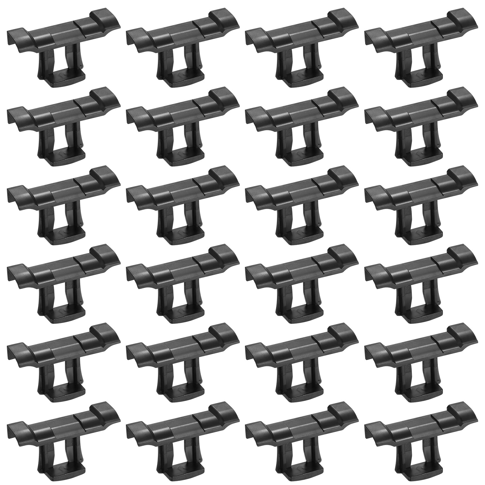 24 Stück Solarpanel Wasserablauf Clips, 30mm PV Module Entwässerung Clips, Solarpanel Schlammentfernungsclips, PV Module Reinigungsclips Klammer Wasserablaufclips Solarmodul für Photovoltaik Panel von PXARMYYXGS
