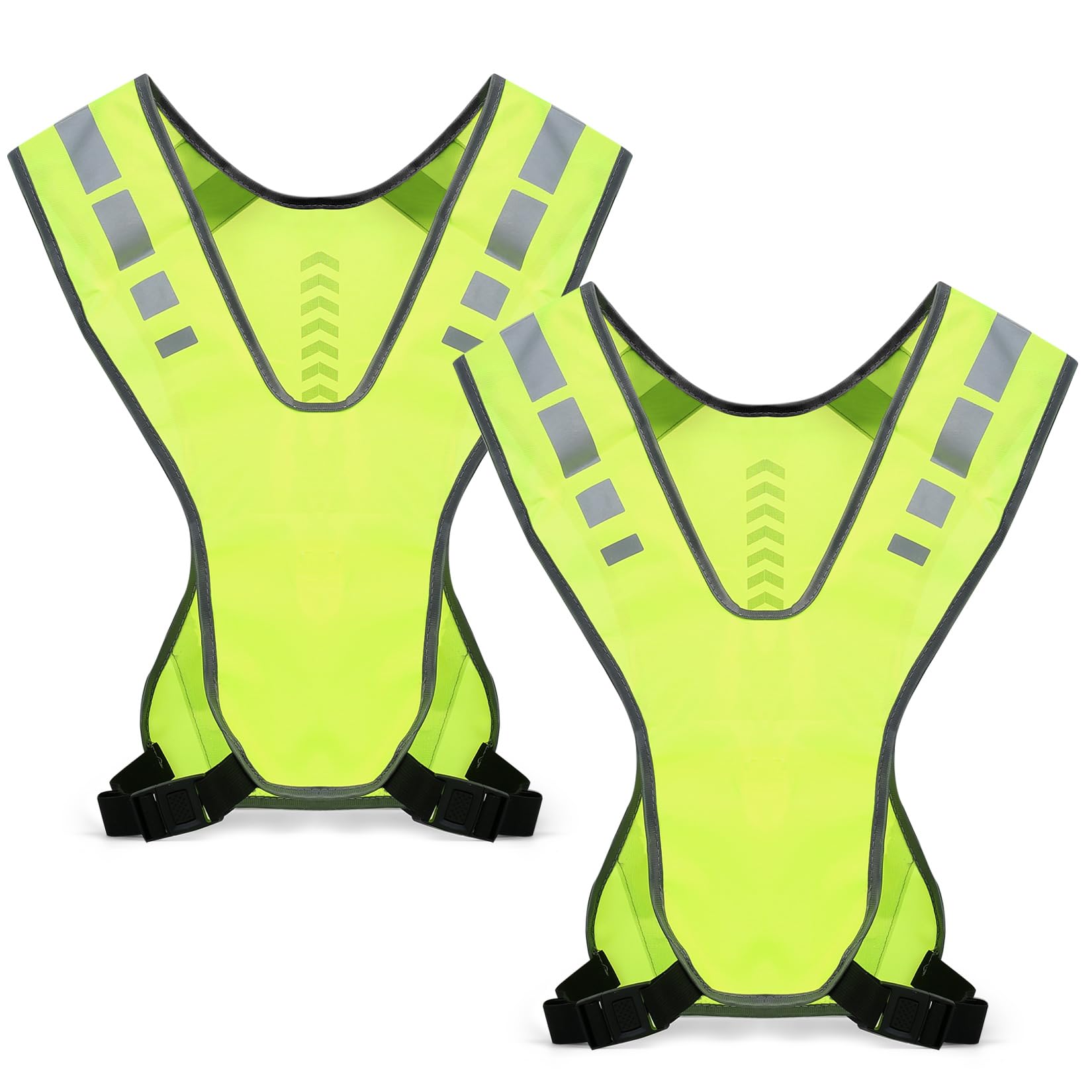 PXARMYYXGS 2 STK Reflektierende Weste, Auto-Warnwesten Auto, Reflektierende Laufweste Herren Damen Reflektoren Sicherheitswesten für Fahrradweste Radfahren Gehen Joggen Laufen zubehör Leuchtweste PXARMYYXGS 2 STK Reflektierende Weste, Auto-Warnwesten Auto, Reflektierende Laufweste Herren Damen Reflektoren Sicherheitswesten für Fahrradweste Radfahren Gehen Joggen Laufen zubehör Leuchtweste von PXARMYYXGS