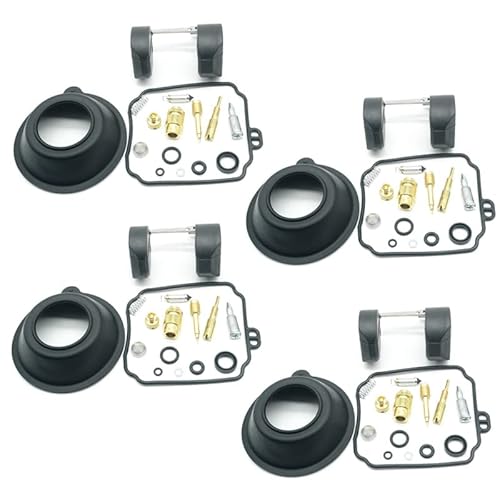Vergaser-Reparatursatz für Yamaha Diversion XJ600 XJ600S Seca II XJ 600 S 1996–2002, 4 Stück von PXwell