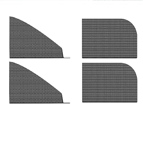 Auto-Sonnenschutz für VW Caddy, Auto Sonnenblende Seitenfenster Sonnenschutz Für Autofenster Seitenscheibe Faltbare Auto Sonnenblende für Heckscheibe Autozubehör,Front+Rear-4pcs-Sedan Auto-Sonnenschutz für VW Caddy, Auto Sonnenblende Seitenfenster Sonnenschutz Für Autofenster Seitenscheibe Faltbare Auto Sonnenblende für Heckscheibe Autozubehör,Front+Rear-4pcs-Sedan von PYANL