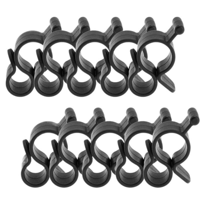 10 Pack Multi -Gebrauch Camping -Markisen -Clips Zeltbügel Kompatibel mit Wohnmobil Caravan Camper und Outdoor von PYASJRAV