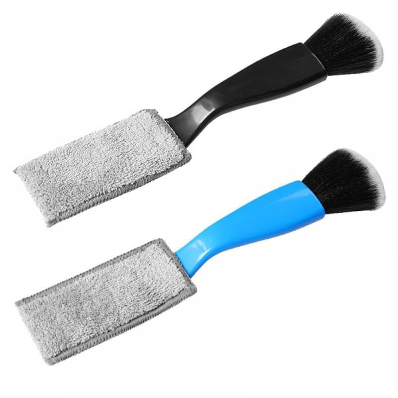 Auto Innenreinigung Pinsel Klimaanlagen Staubentfernung Entfernen Doppelendweicher Duster Kompatibel mit die Luftauslassreinigung(A Mixed 2pcs) von PYASJRAV